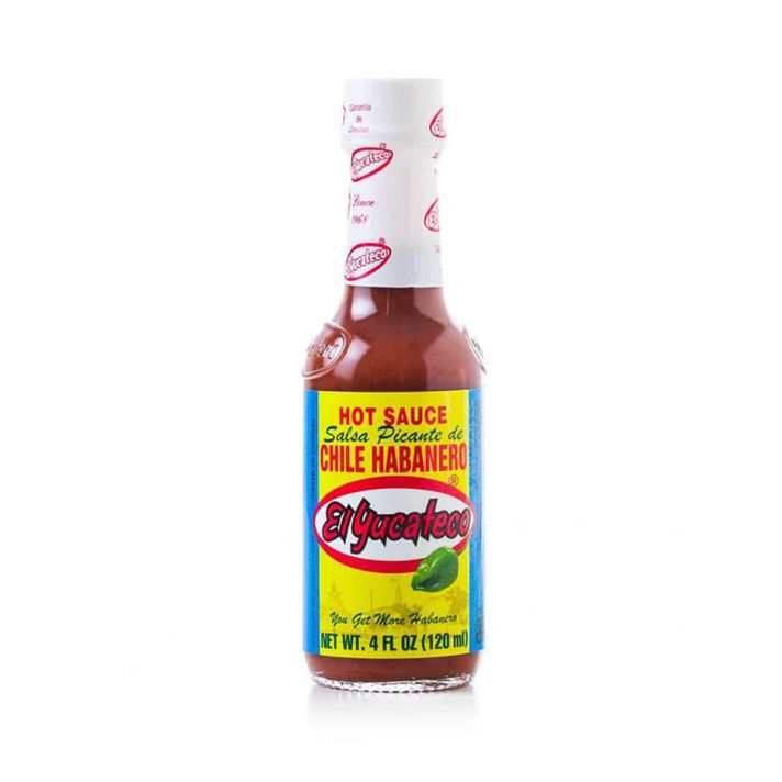 El Yucateco Chile Habanero Red Hot Sauce 120ml - YucaHaba