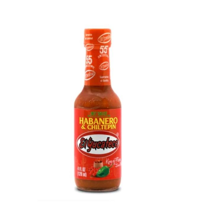 El Yucateco Chile Habanero Chiltepin 120ml - YucaHaba