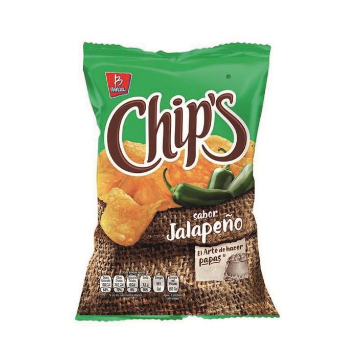 Barcel Chips Jalapeno  51g - CrispsMex