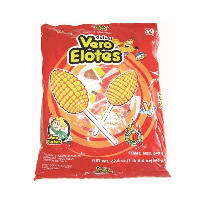 Vero Elote Lollipop (Pack of 40) - GUS25 - BBD 140326