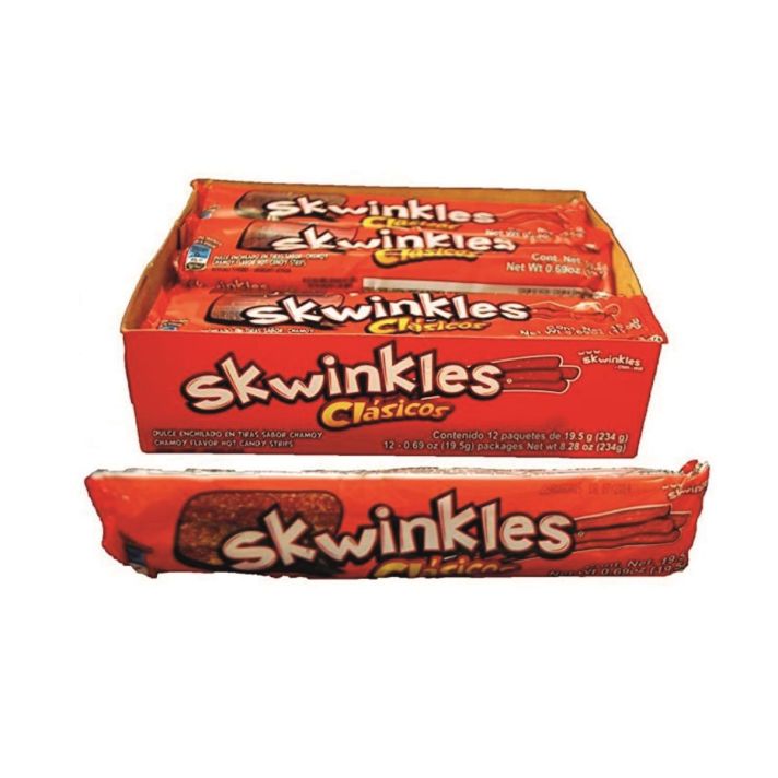 Skwinkles Clasicos Chamoy 26g (Pack of 12)