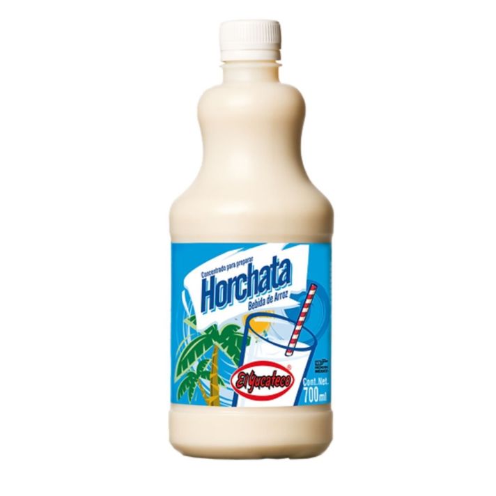 El Yucateco Horchata, Rice Based, Concentrate Mix 700 ml gives 4200ml