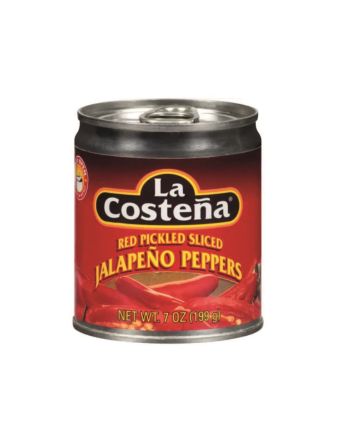La Costena Pickled Red Jalapeno Sliced 199g