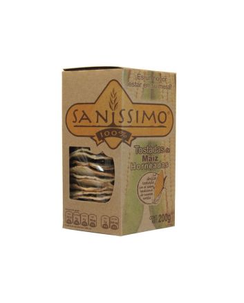 Sanissimo Corn Tostadas 200g - BBD 020426