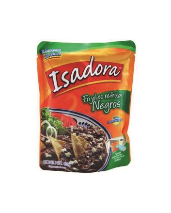 Isadora Refried Black Beans 454g